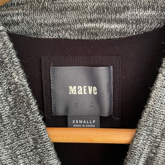 Maeve short sleeve V neck sweater dress black and white Size XS petite - Picture 4 of 7